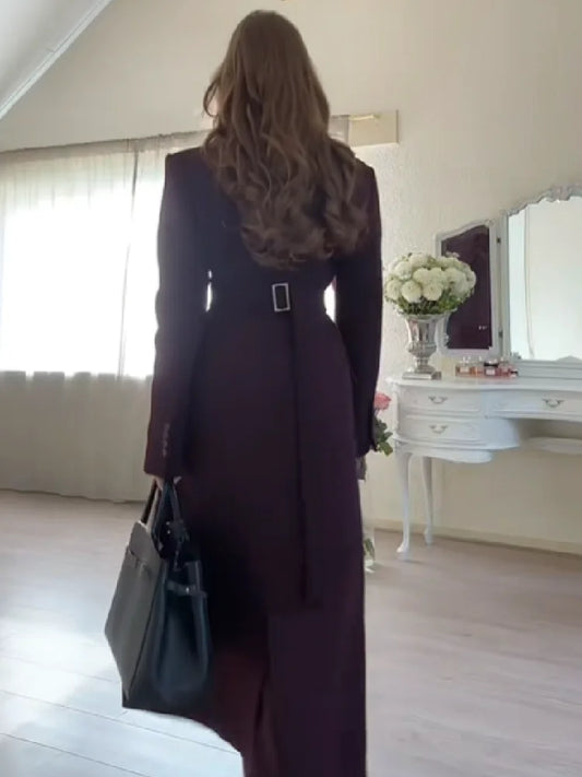 Sienna Belted Maxi Coat