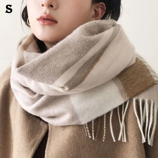Pure Wool Tassel Scarf