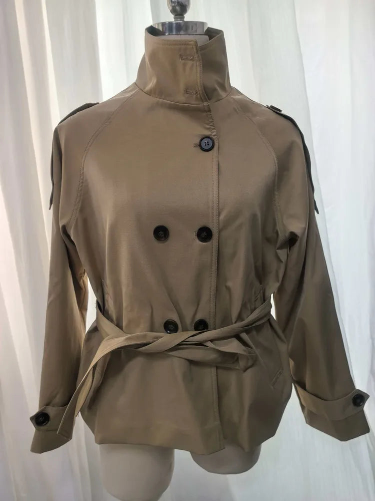 Nova Cropped Trench Jacket