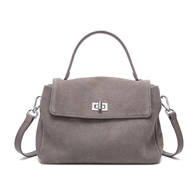 Genuine Suede Shoulder Bag