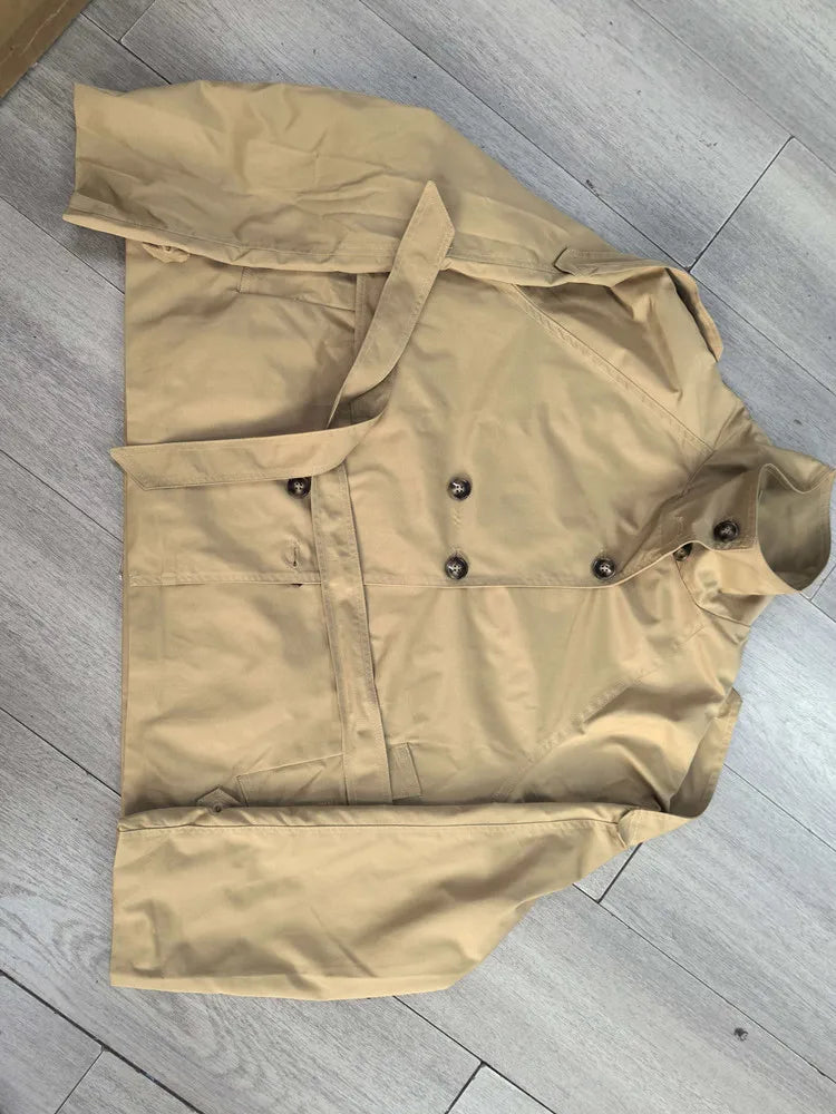 Nova Cropped Trench Jacket