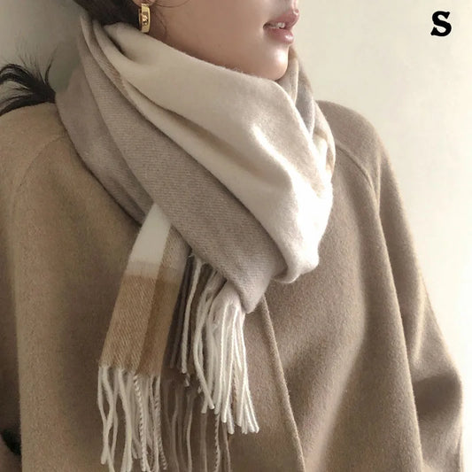 Pure Wool Tassel Scarf