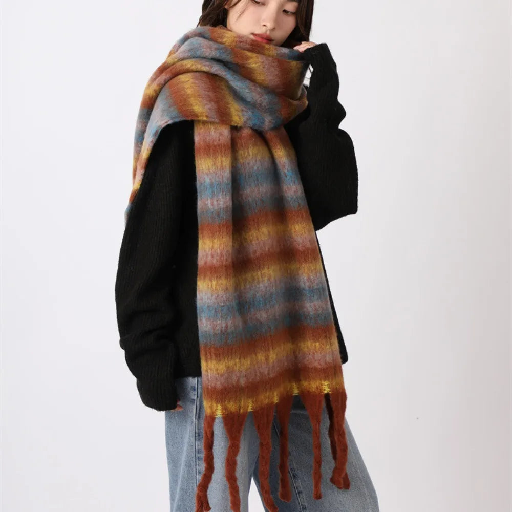 Brushed Plaid Scarf