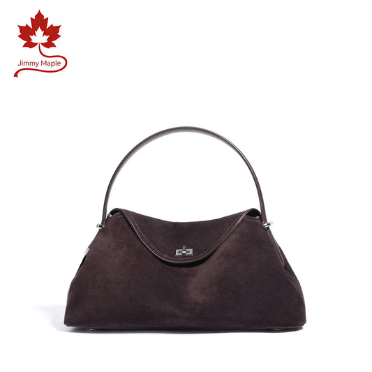 Suede Bowling Bag