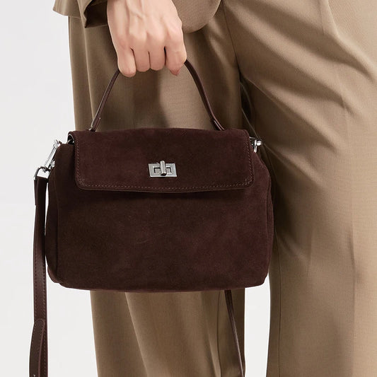 Genuine Suede Shoulder Bag