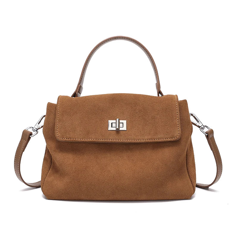 Genuine Suede Shoulder Bag