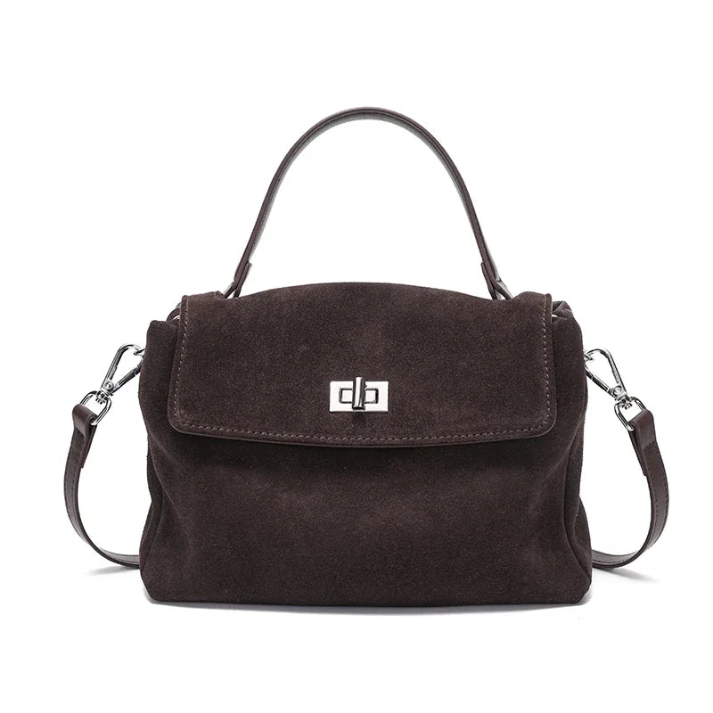 Genuine Suede Shoulder Bag