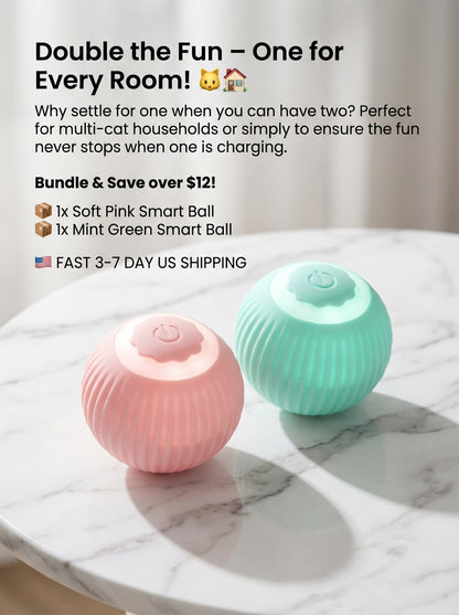 Interactive Rolling Cat Ball