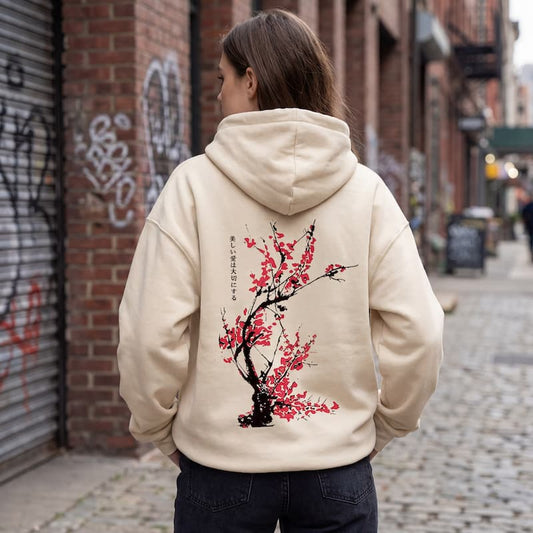 Cherry Blossom Oversized Hoodie Unisex
