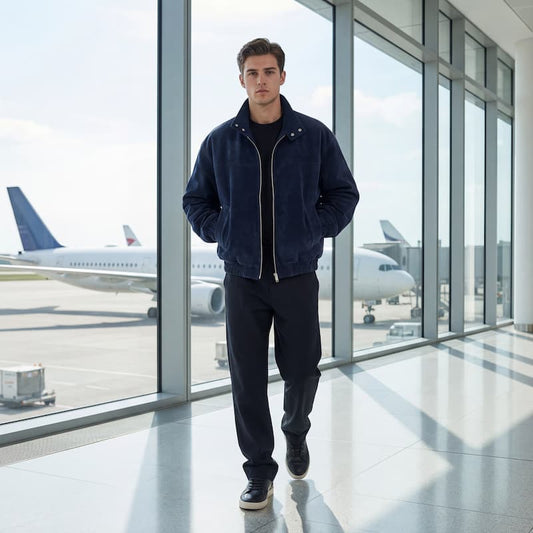 Men's Stand Collar Zip-Up Jacket | Casual Loose Autumn Winter Coat